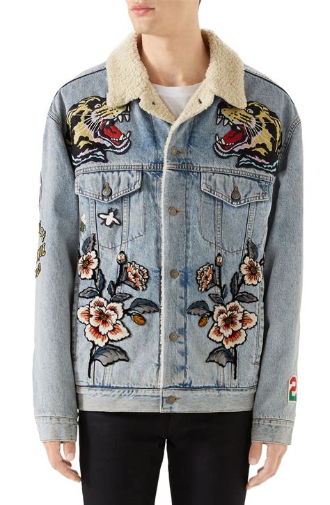 Gucci jean jackets men's